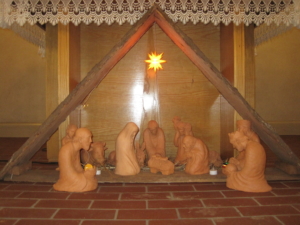 Krippe in Dorfkirche Marzahn